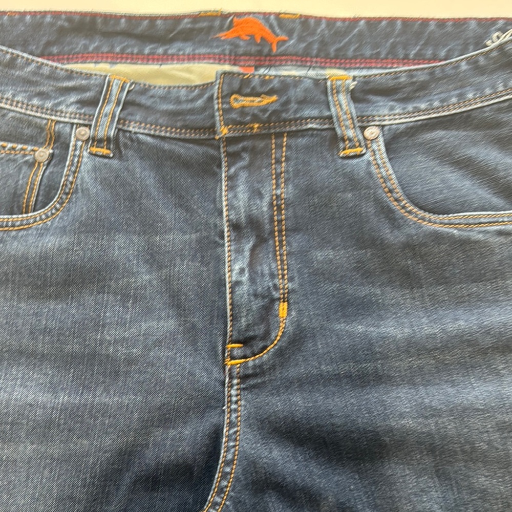 Tommy Bahama Blue Straight Jeans
